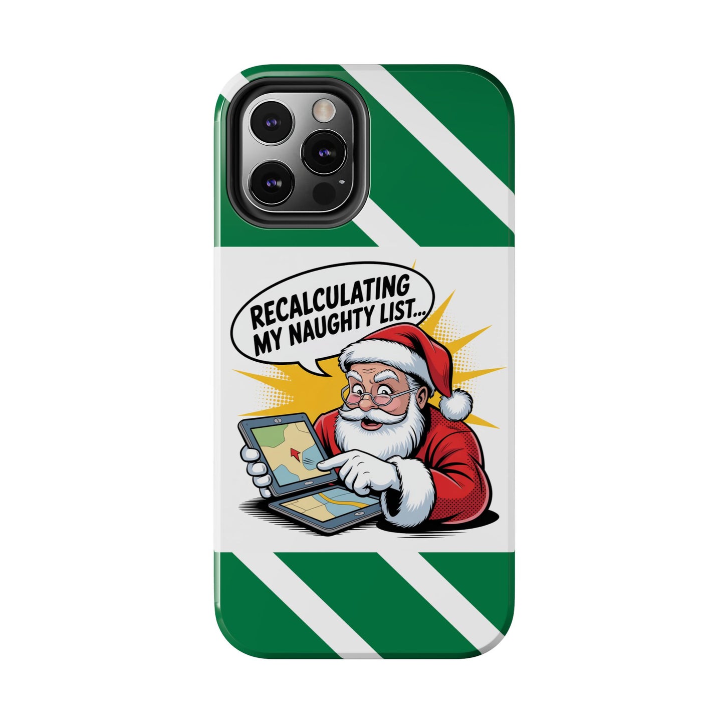 Santa Naughty List Phone Case - Tough & Fun Holiday Protection