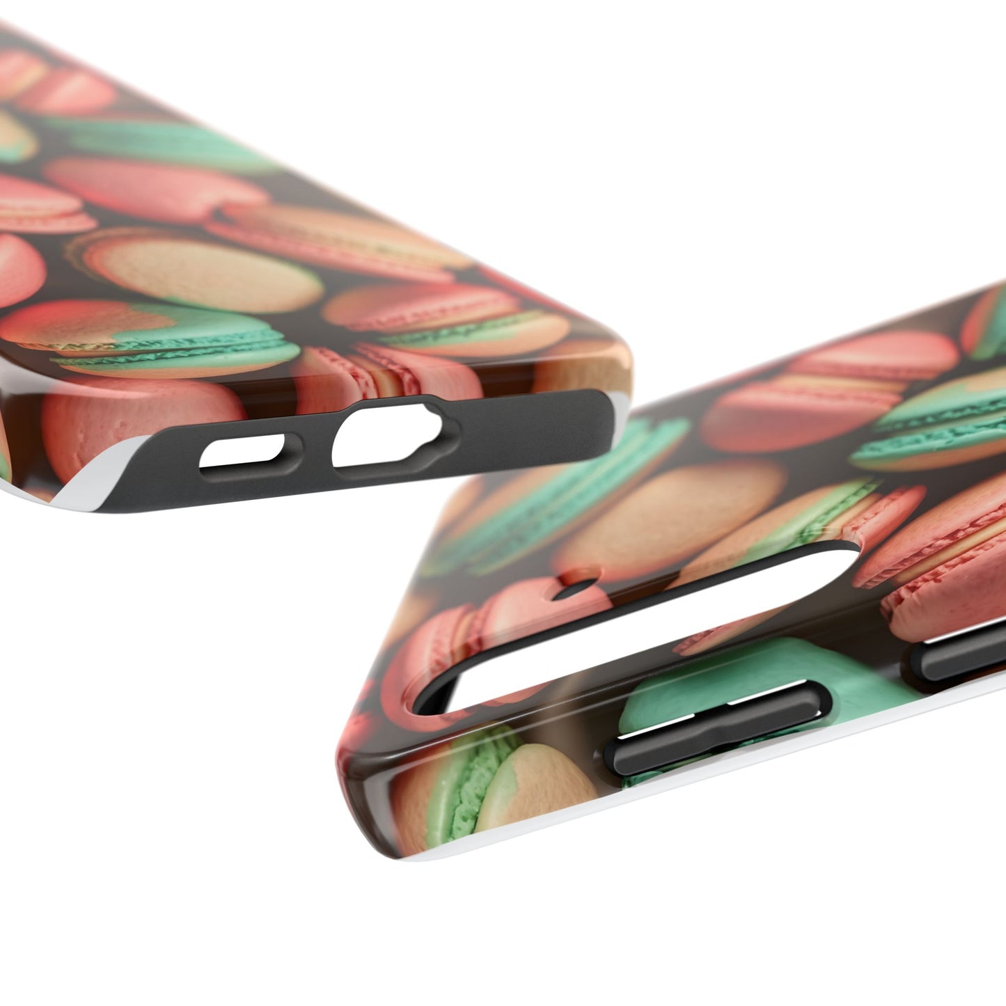 Colorful Tasty Macarons Tough Phone Case - Durable Protection with Sweet Aesthetic - for iPhone