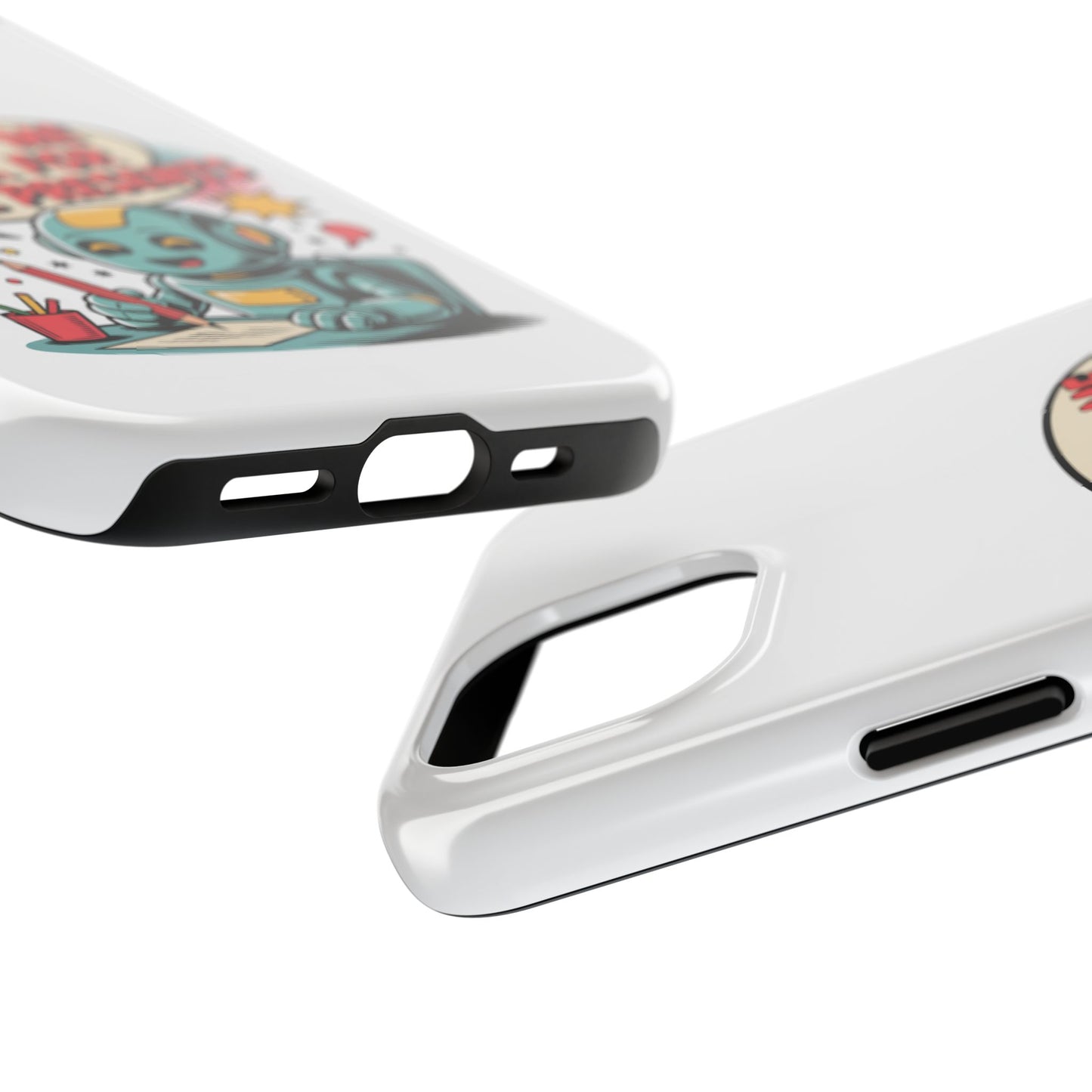 Fun Robot Phone Case - "AI Told Me to Ask for More Presents"