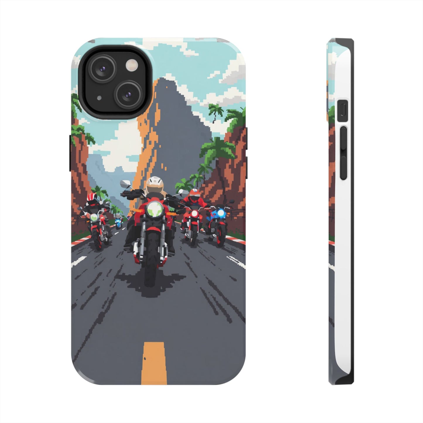 Retro Biker Tough Phone Case - Perfect for Motorcycle Lovers