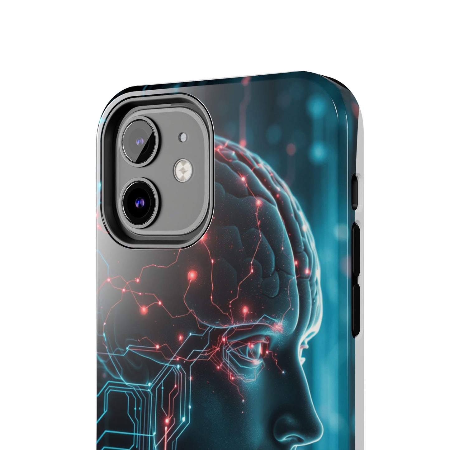 Futuristic Brain Design Tough Phone Case