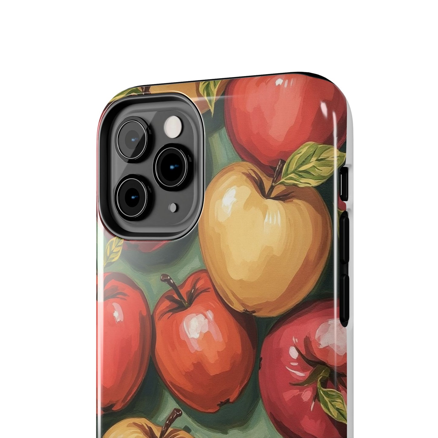 Colorful Painted Apples Art Tough Phone Case - Durable & Stylish Protection - for iPhone