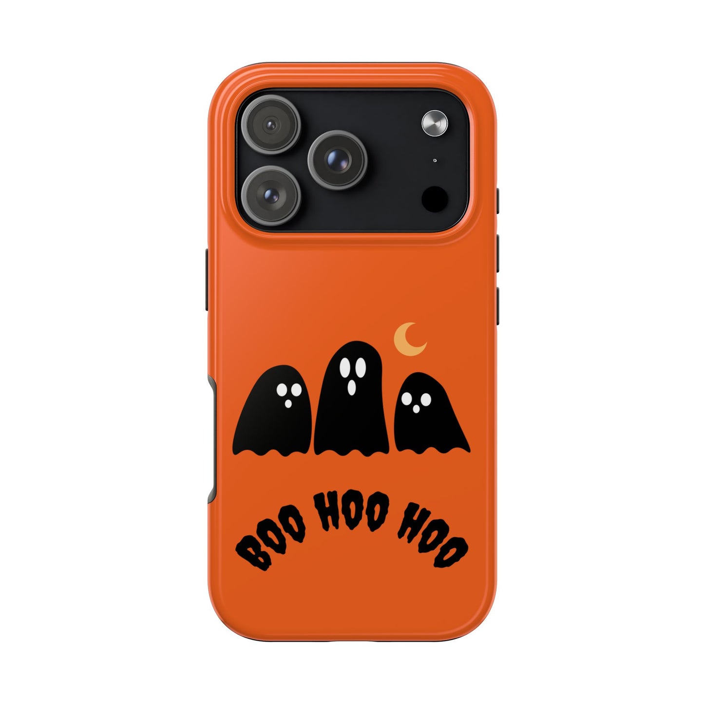 Halloween Ghost Phone Case - Boo Hoo Hoo Design - for iPhone