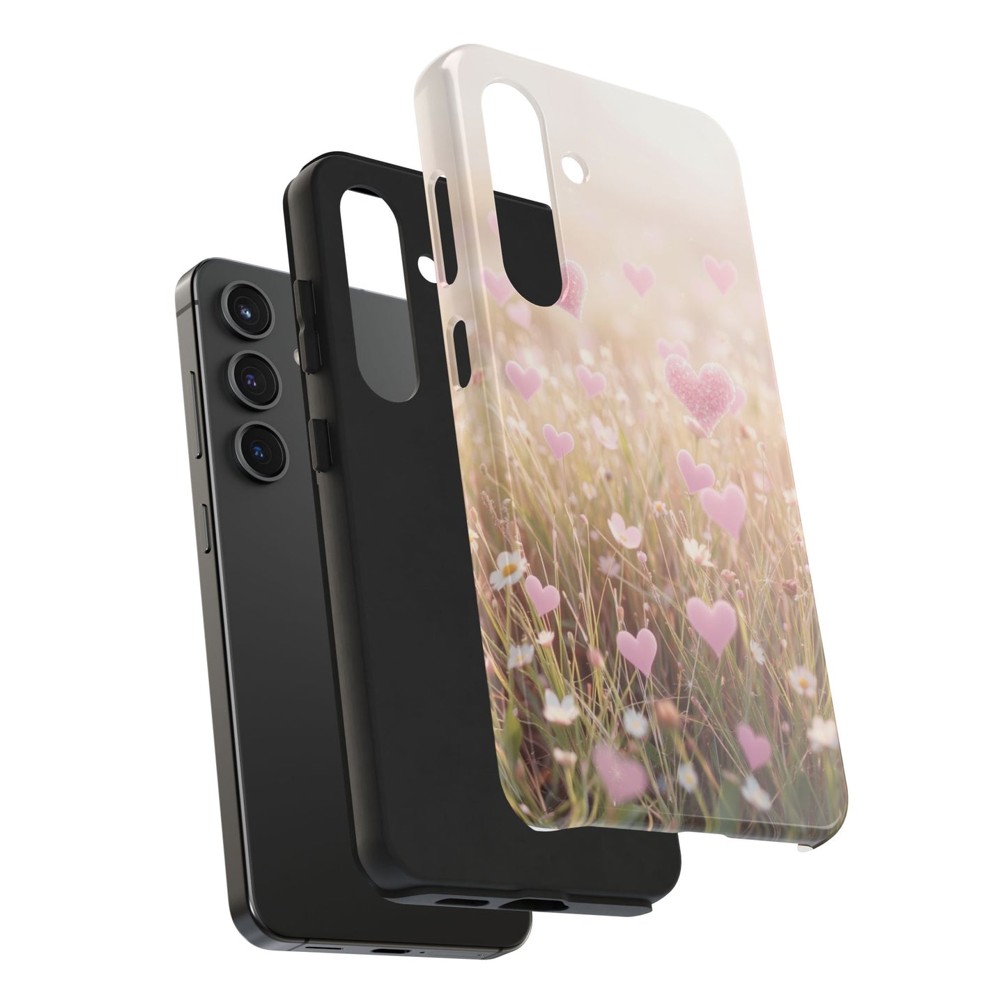 Romantic Hearts Tough Phone Case - Perfect for Lovers and Celebrations