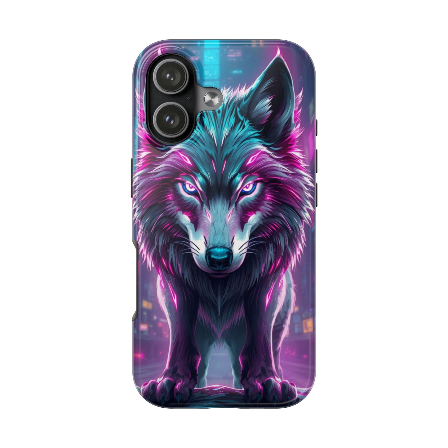 Fierce Wolf Phone Case - Tough & Vibrant Design for Animal Lovers