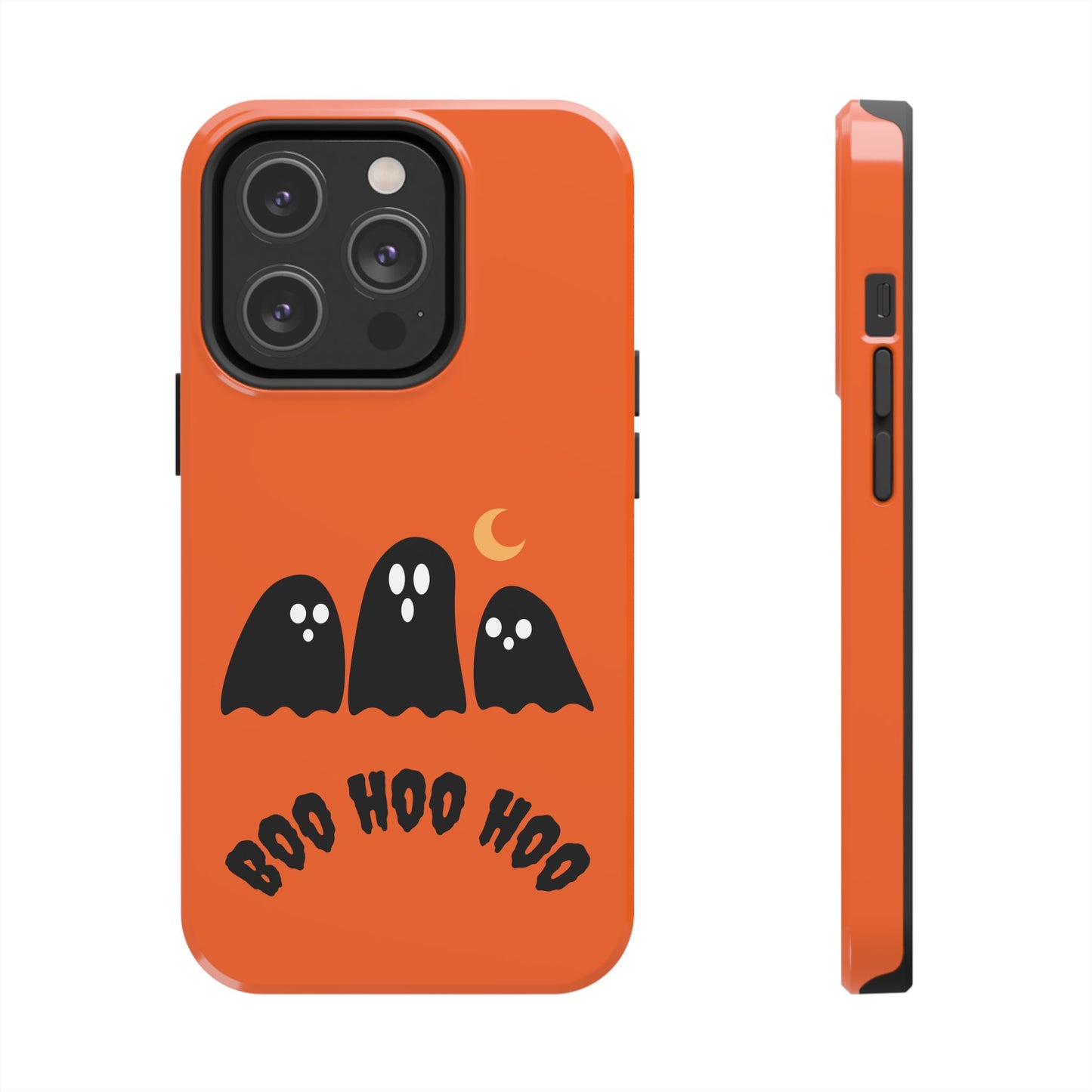 Halloween Ghost Phone Case - Boo Hoo Hoo Design - for iPhone