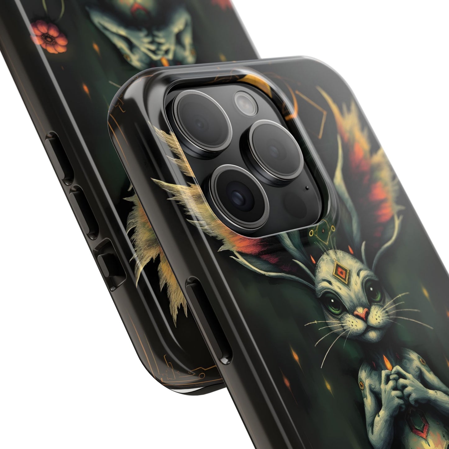 Artistic Rabbit Phone Cases - Unique and Durable Design of Mystical Bunny - for iPhone