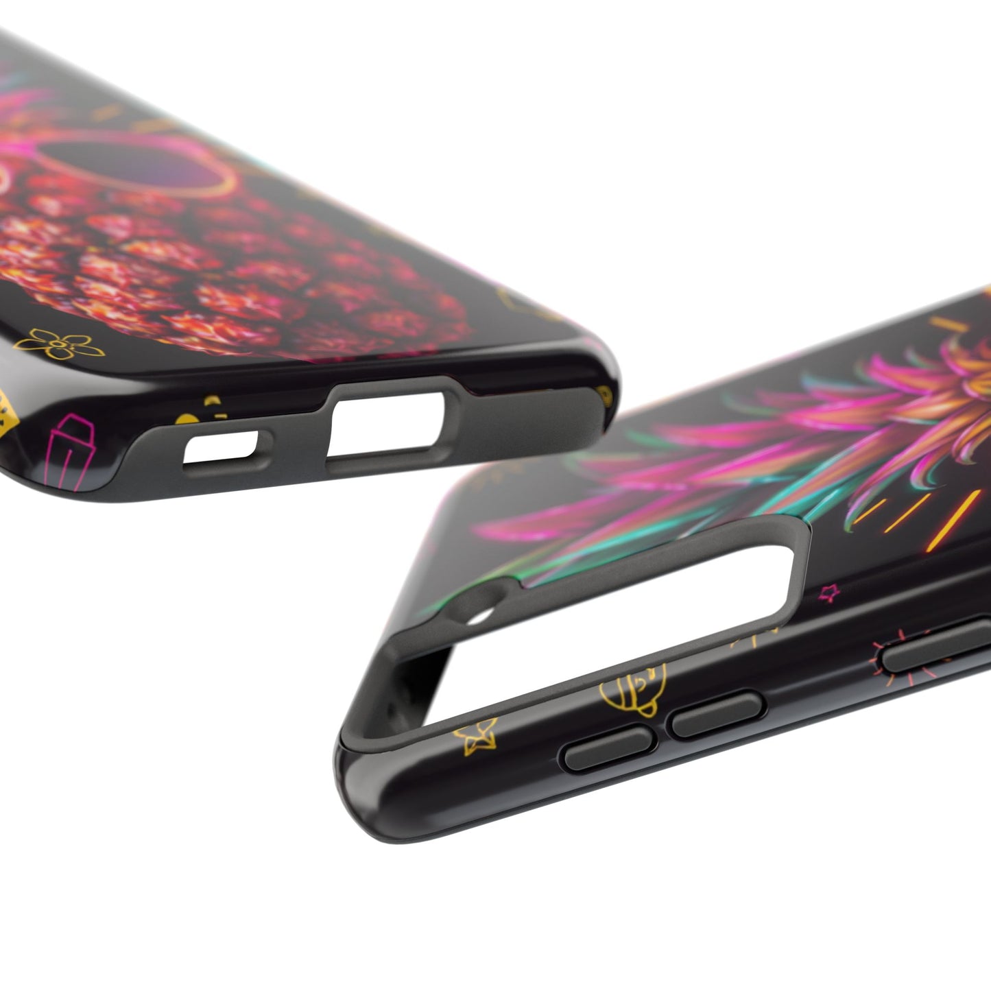 Tough Pineapple Phone Case - Cool, Vibrant Design Perfect for Summer Vibes