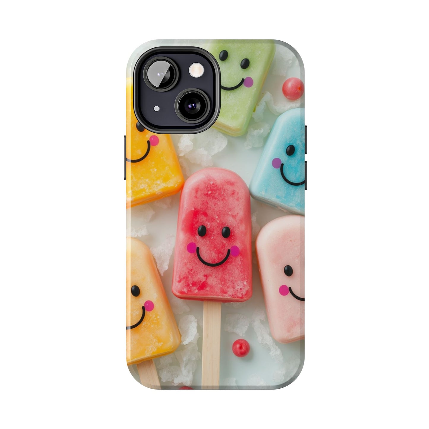 Cute Smile Popsicle Tough Phone Case - Fun Protection for Your Device