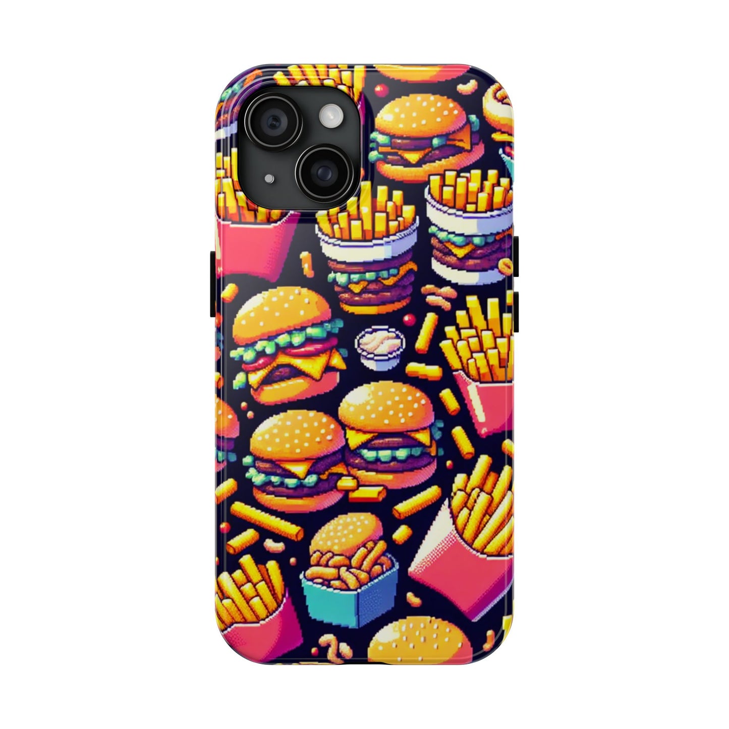 Retro Fast Food Phone Case - Tough and Durable - for iPhone