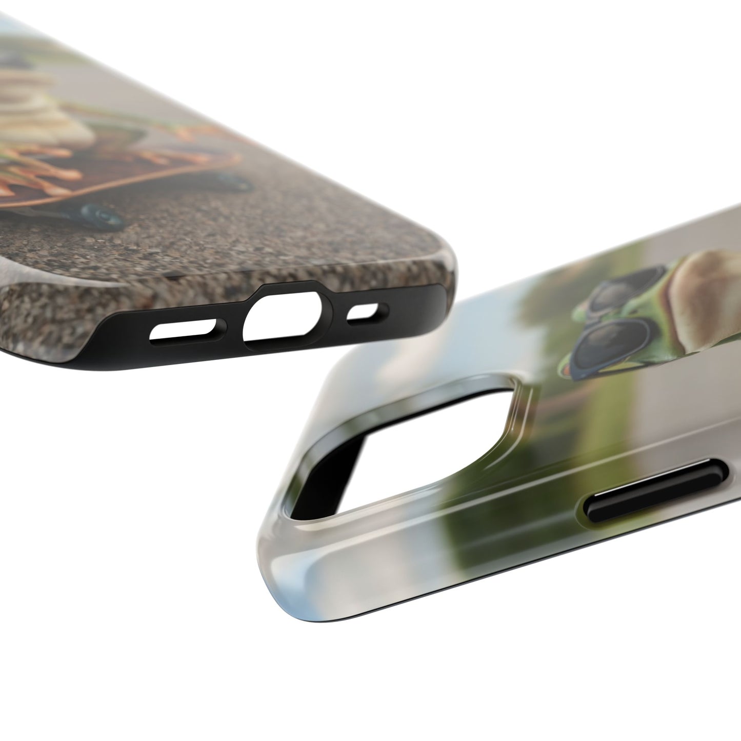Cool Frog Skateboard Phone Case - Tough and Stylish Protection
