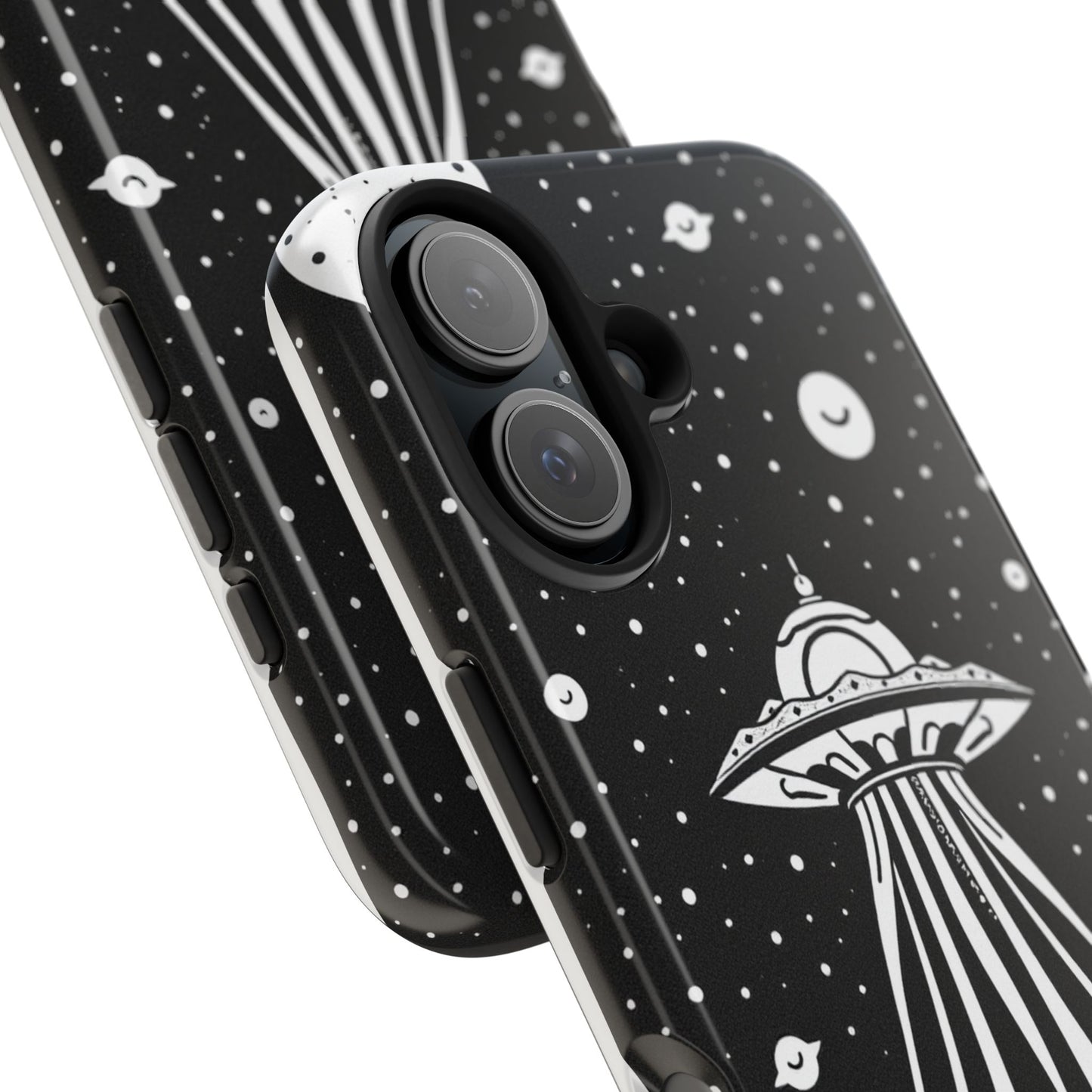 Galaxy UFO Tough Phone Case - Durable Protection with Unique Space Design