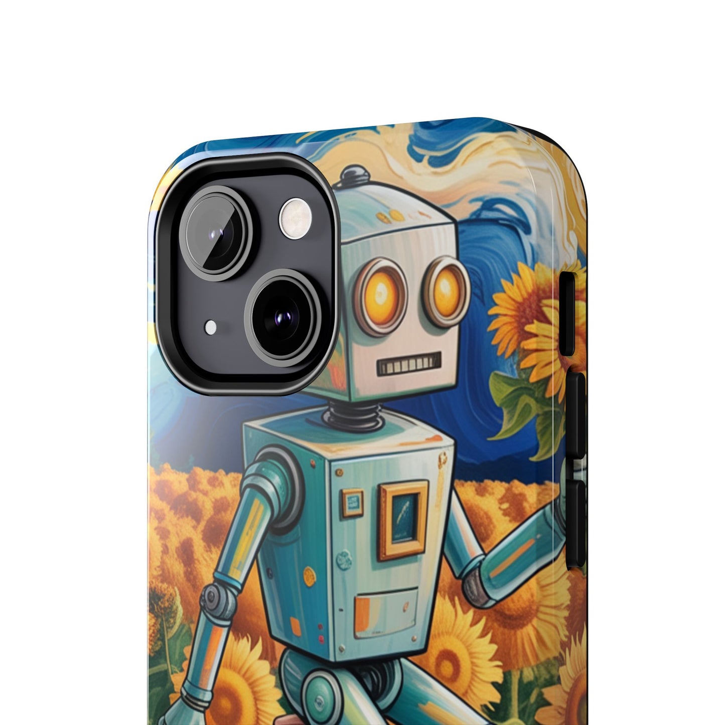 Robot Cycle Tough Phone Case - Durable & Unique Design