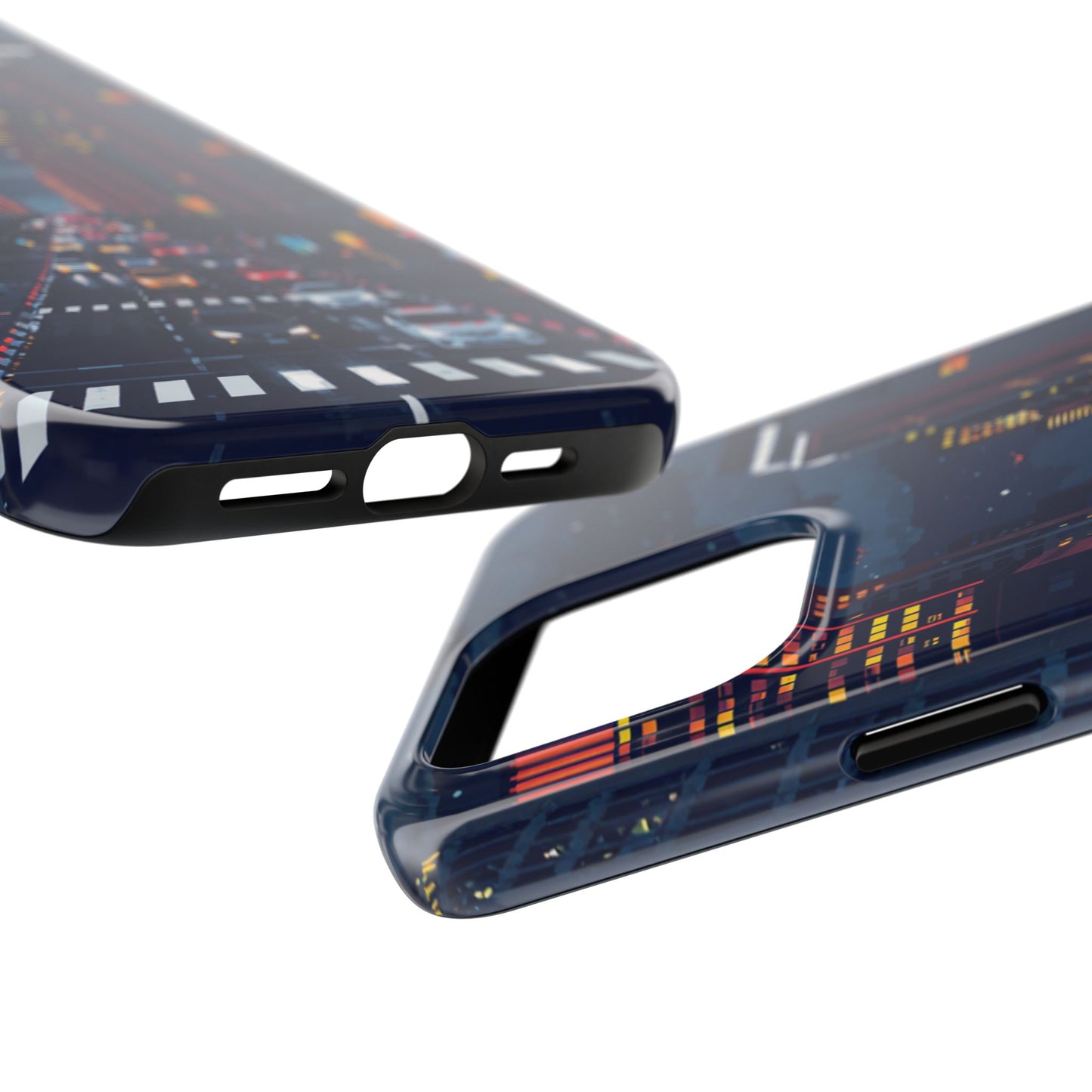 Urban Nightlife Tough Phone Case - Durable & Stylish Protection