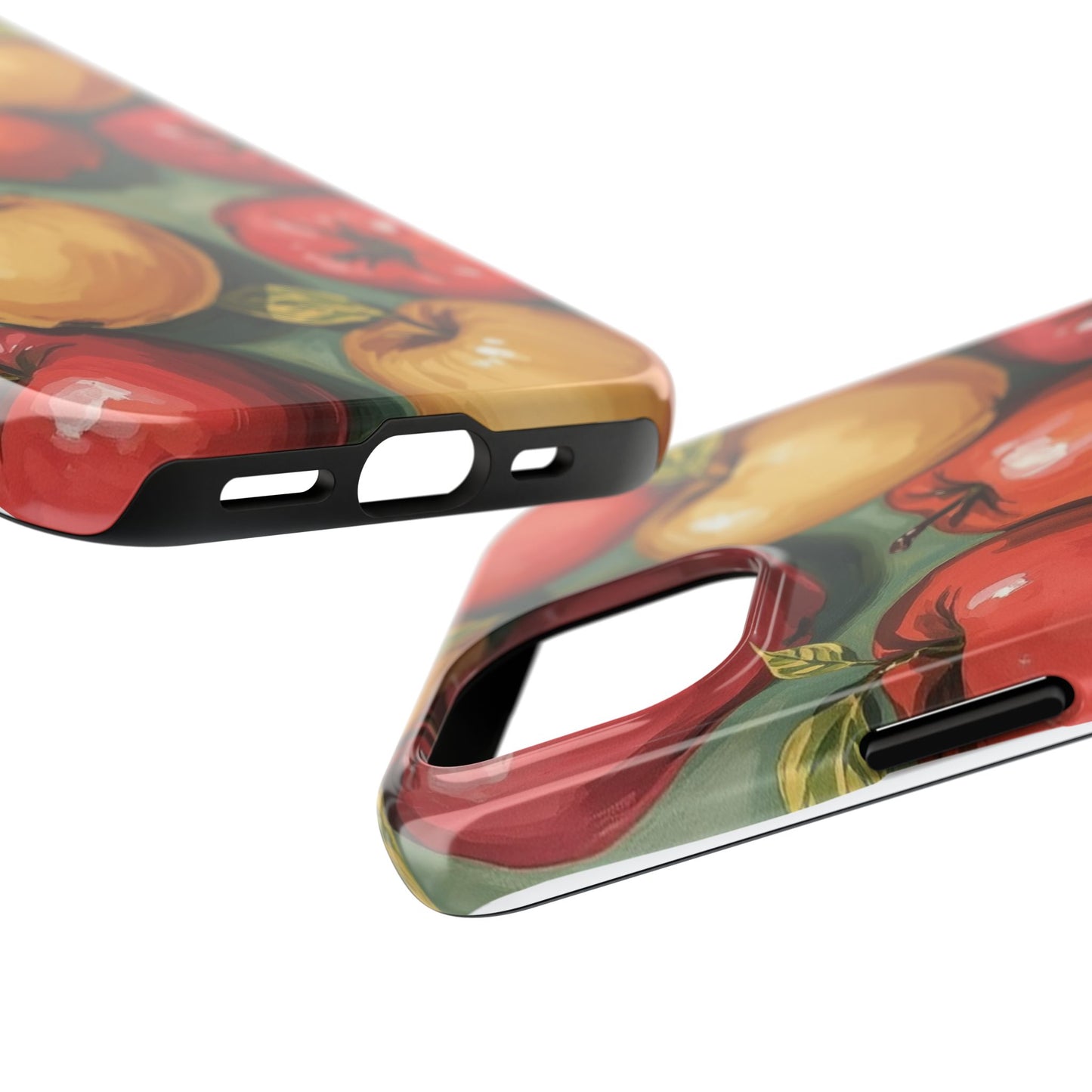Colorful Painted Apples Art Tough Phone Case - Durable & Stylish Protection - for iPhone