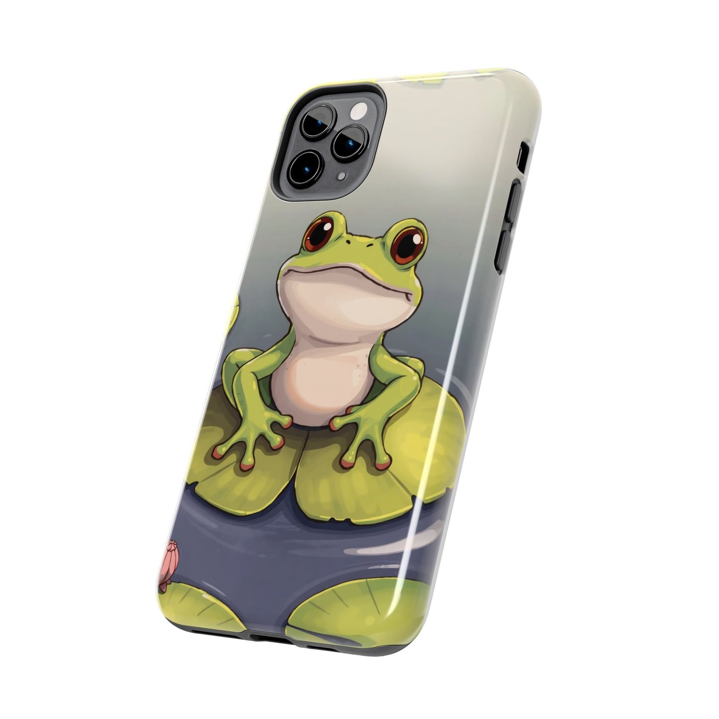 Cute Frog Tough Phone Case - Durable Protection with Nature Vibe