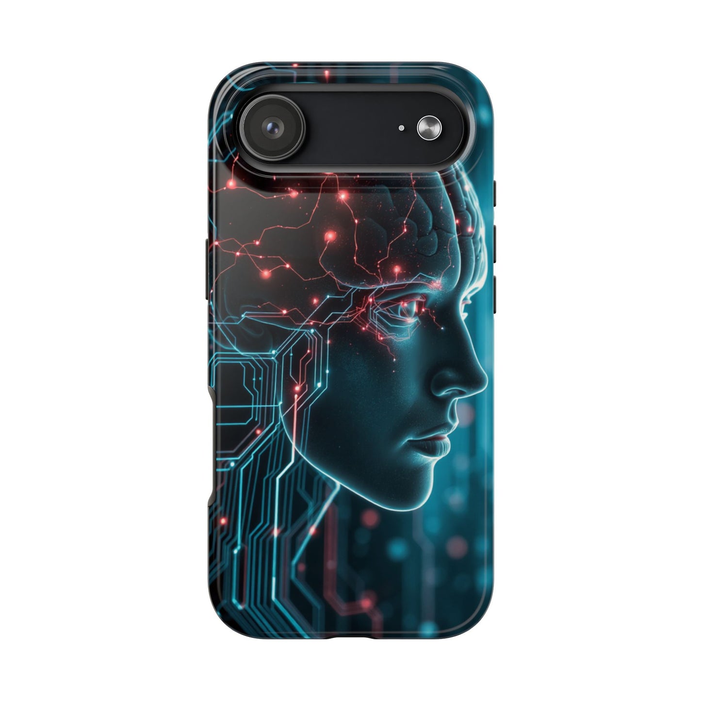 Futuristic Brain Design Tough Phone Case