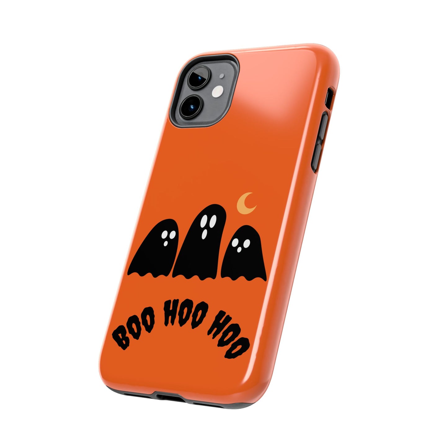Halloween Ghost Phone Case - Boo Hoo Hoo Design - for iPhone