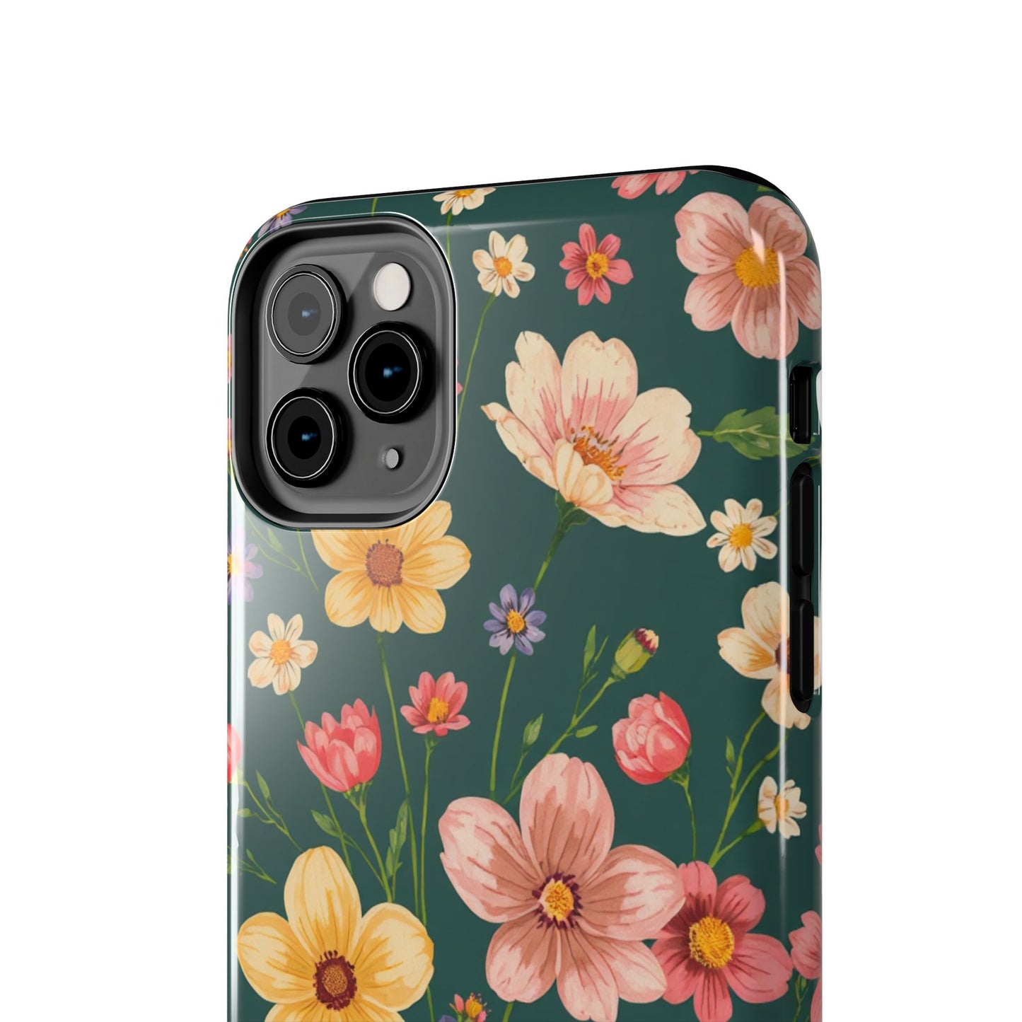 Vintage Spring Flowers Tough Phone Case - Durable Protection for iPhone