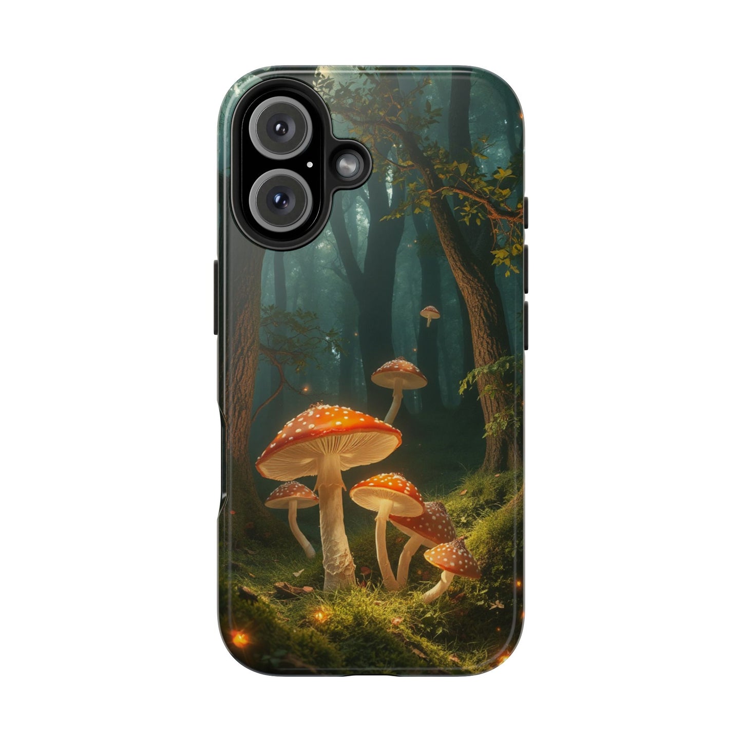 Whimsical Mushroom Tough Phone Case - Forest Fantasy Design