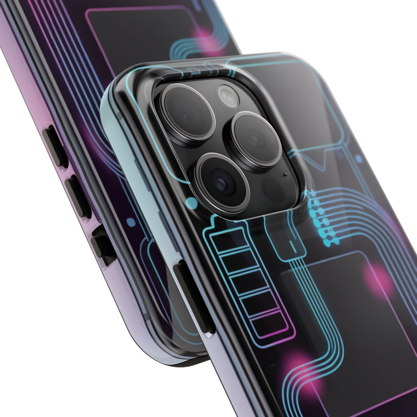 Cyberpunk Circuits Tough Phone Case