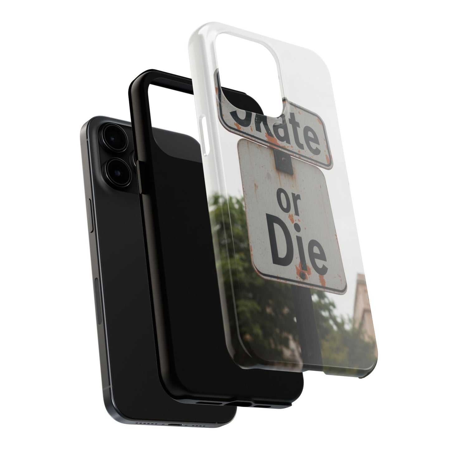 Skate or Die Tough Phone Case - Durable Protection for Skaters