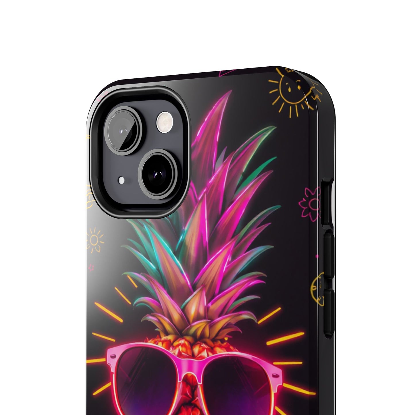 Tough Pineapple Phone Case - Cool, Vibrant Design Perfect for Summer Vibes
