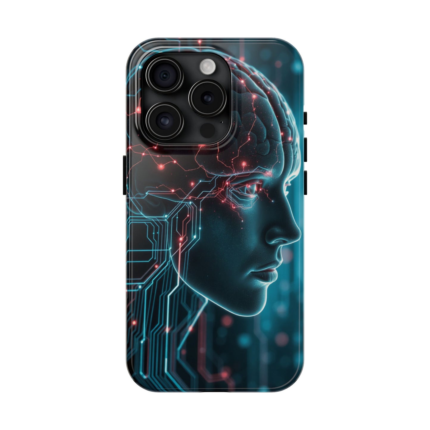 Futuristic Brain Design Tough Phone Case