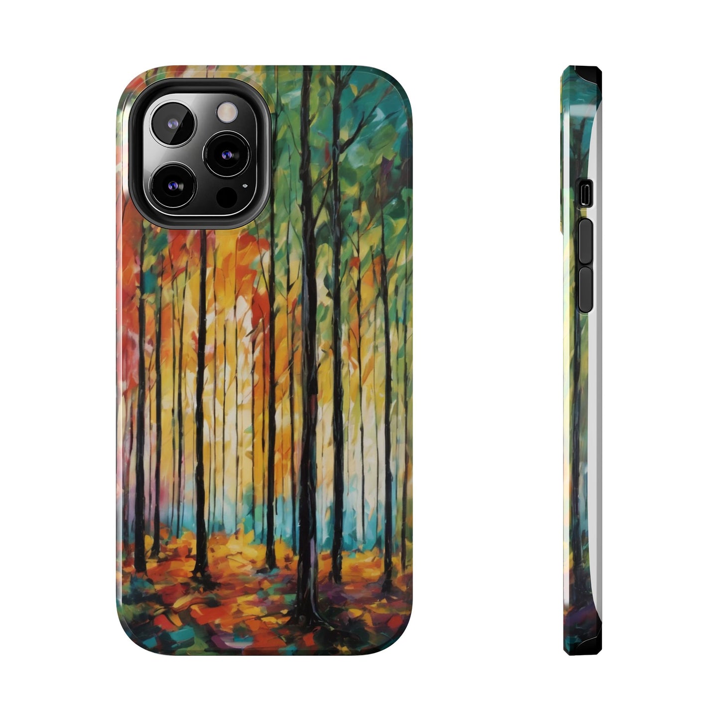 Autumn Forest Tough Phone Case - Colorful Nature Design - for iPhone