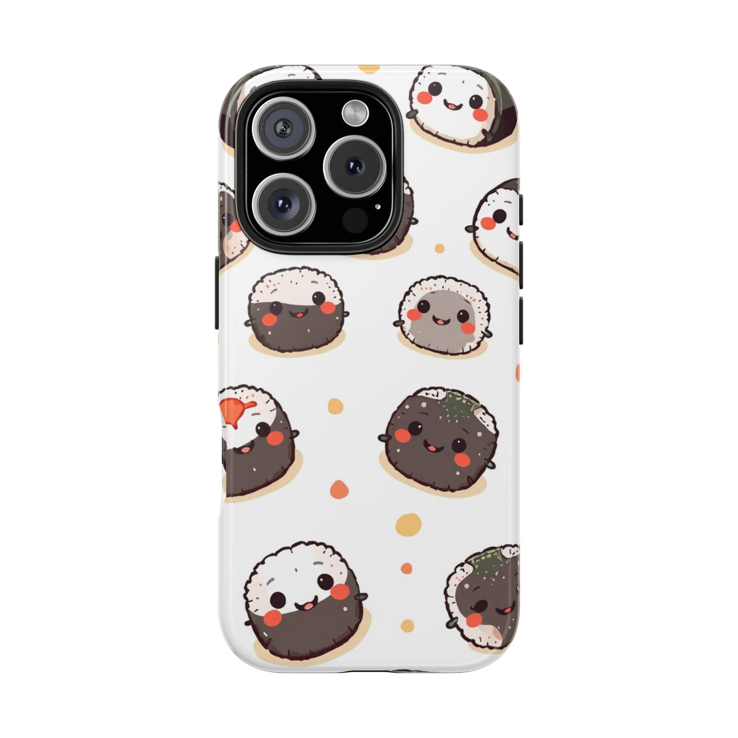 Cute Sushi Tough Phone Case - Kawaii Design for Food Lovers