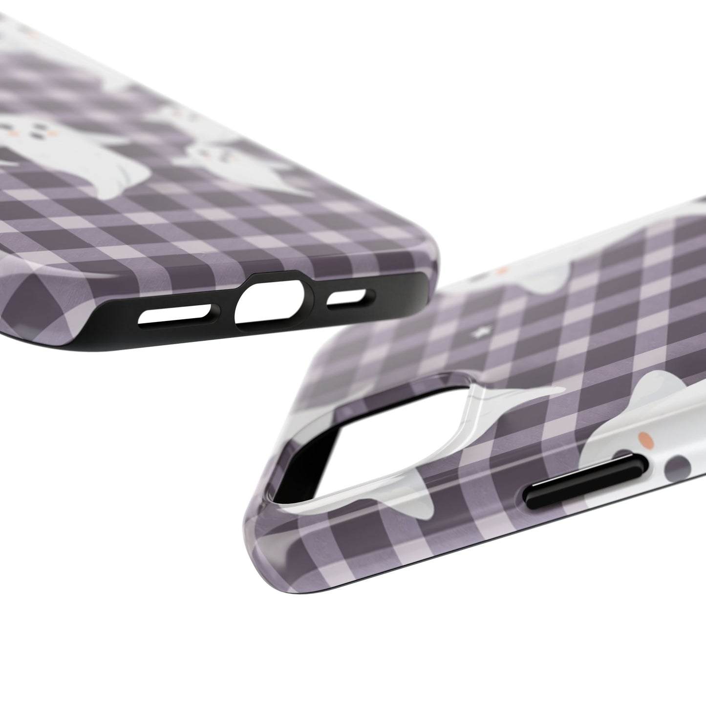 Cute Ghosts Tough Phone Case - Whimsical Halloween Design for Spooky Vibes