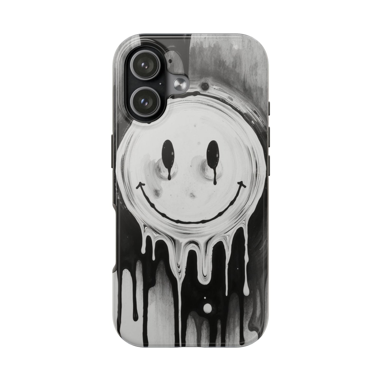 Dripping Smiley Tough Phone Case - Stylish & Durable Protection