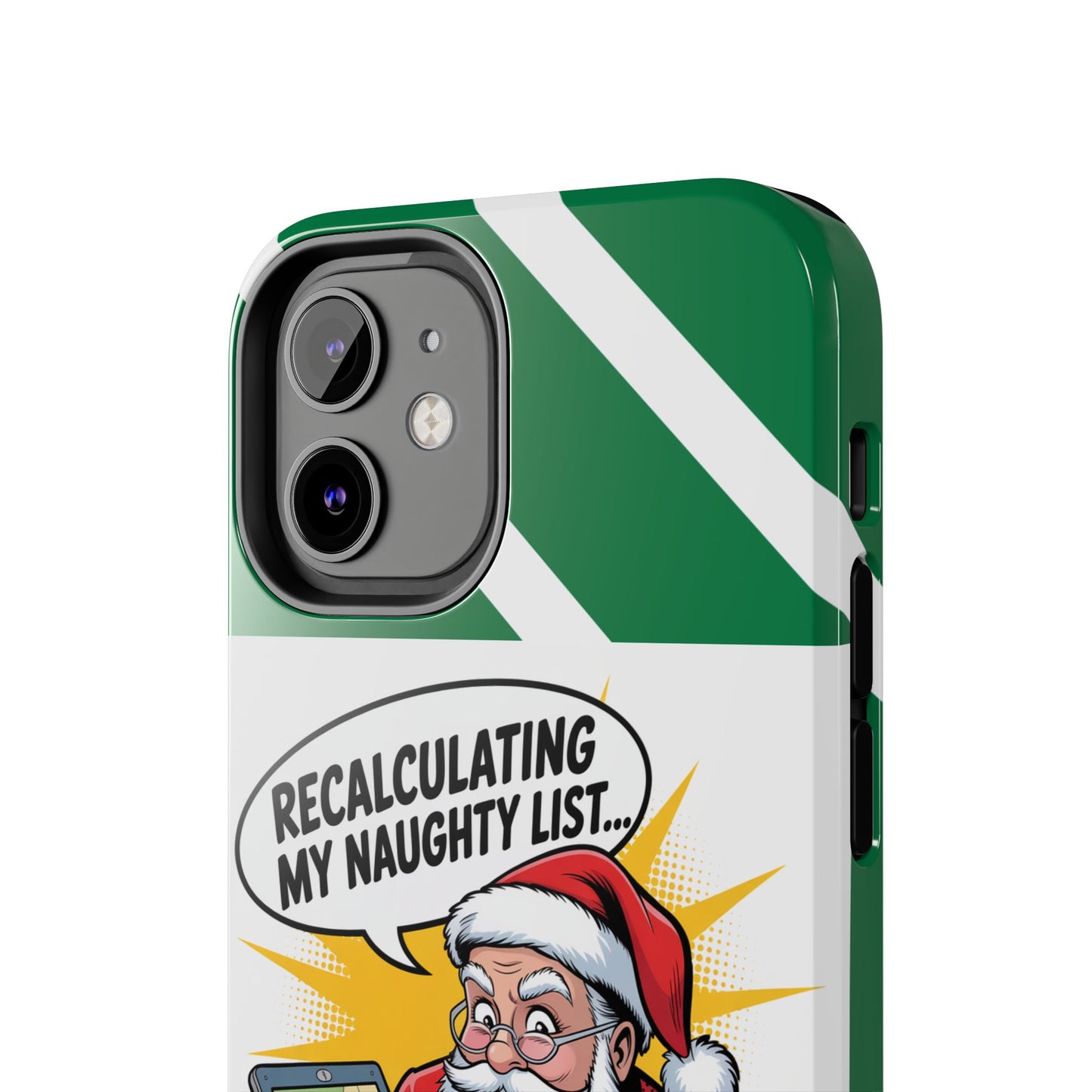 Santa Naughty List Phone Case - Tough & Fun Holiday Protection