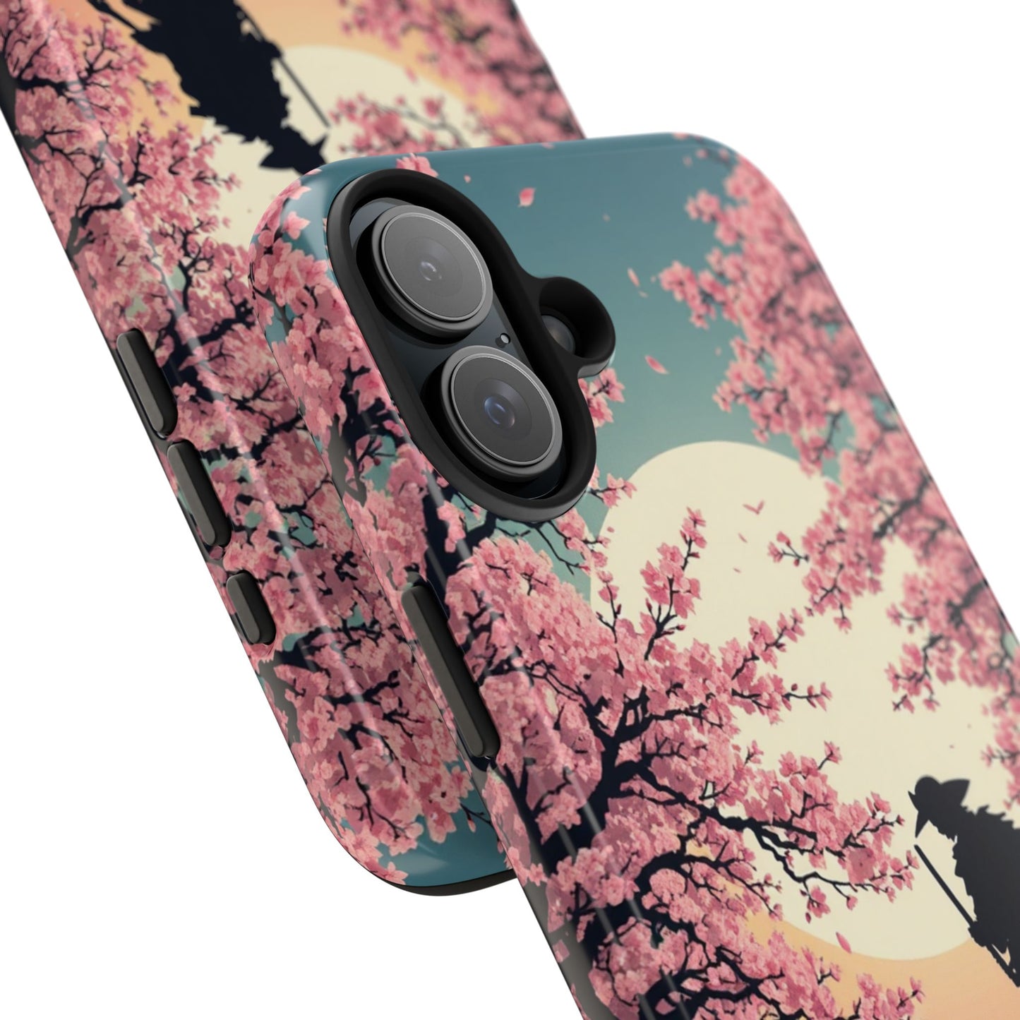 Cherry Blossom Samurai Tough Phone Case