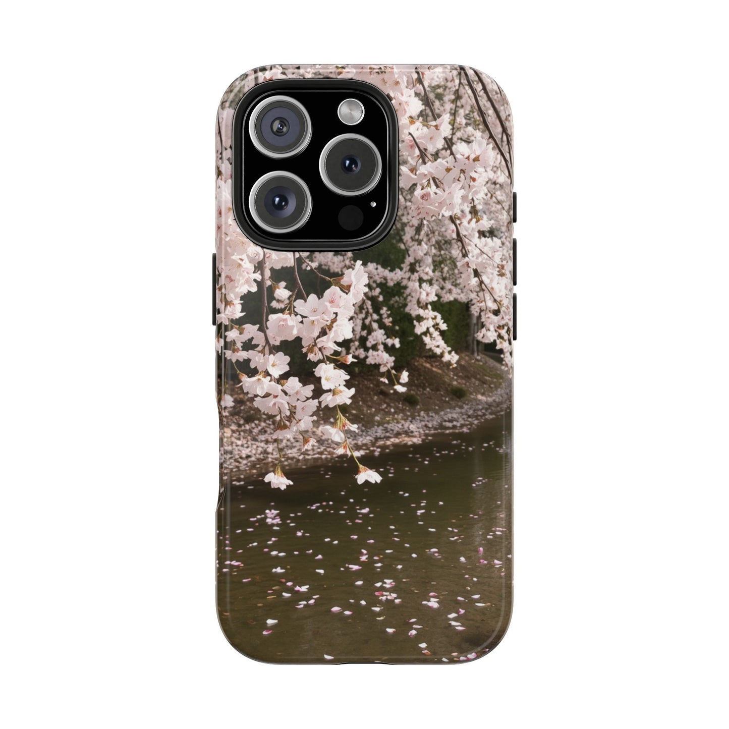 Cherry Blossom Tough Phone Cases - Durable Protection with Floral Serenity