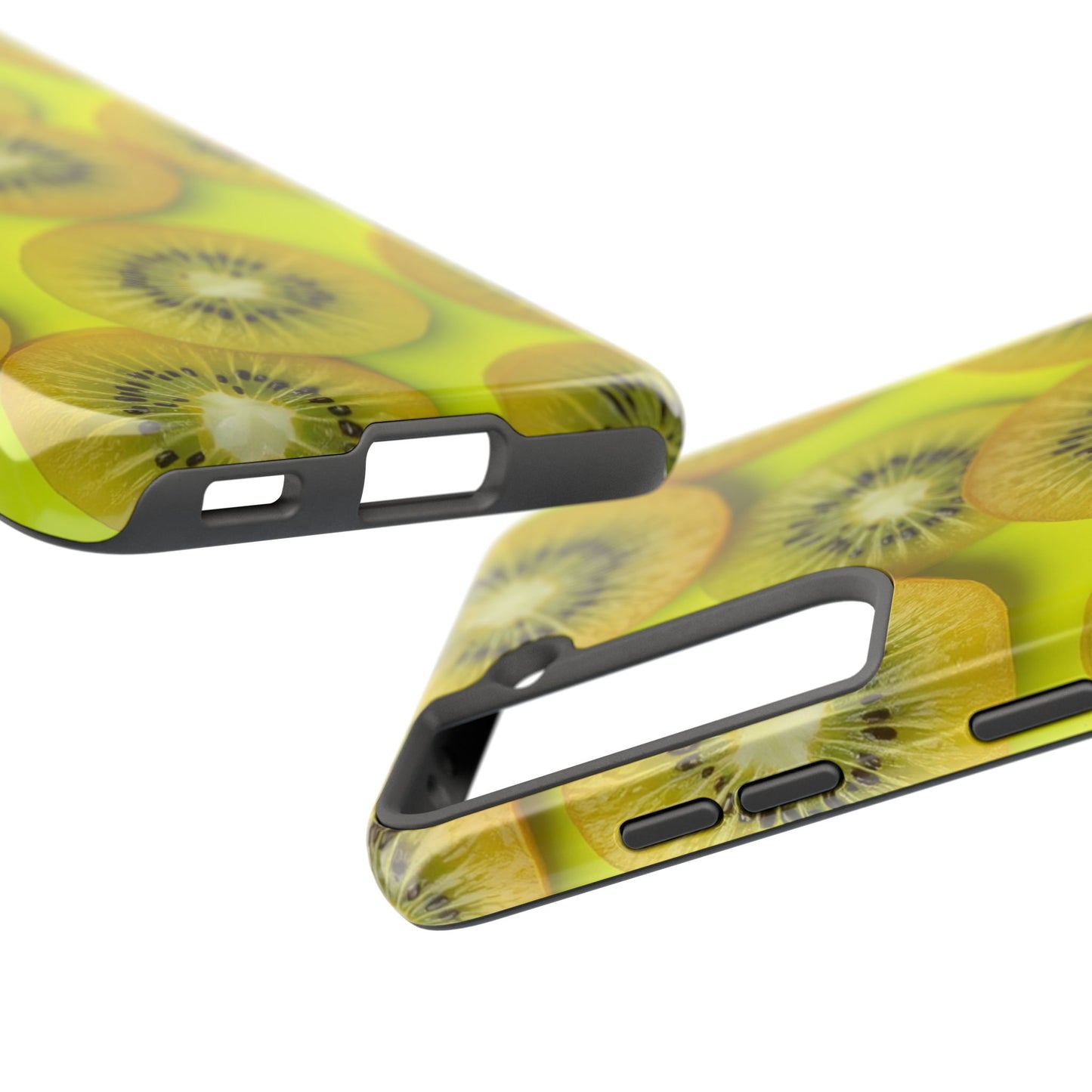 Vibrant Kiwi Tough Phone Case - Bright Yellow Design for Fruit Lovers