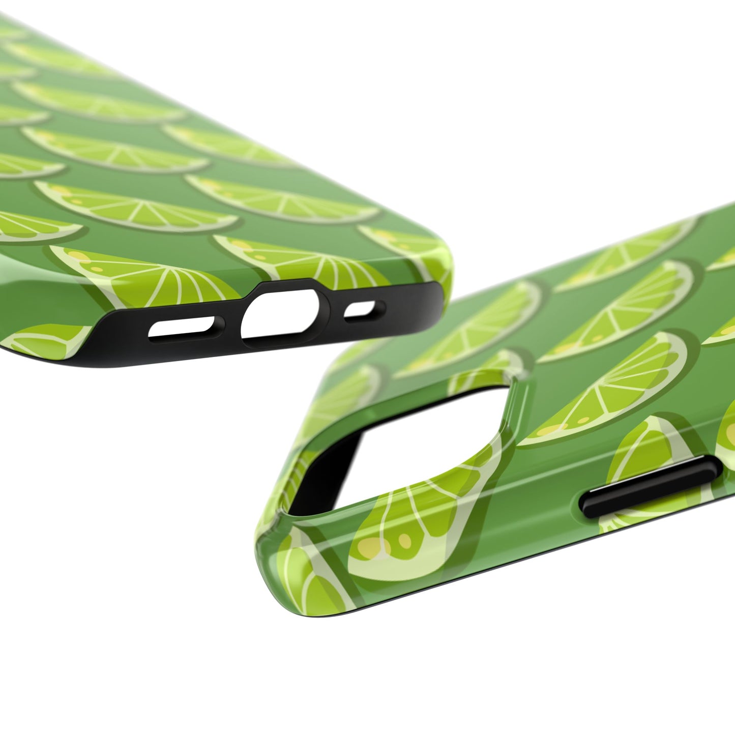 Lime Slice Tough Phone Case - Green Party - for iPhone