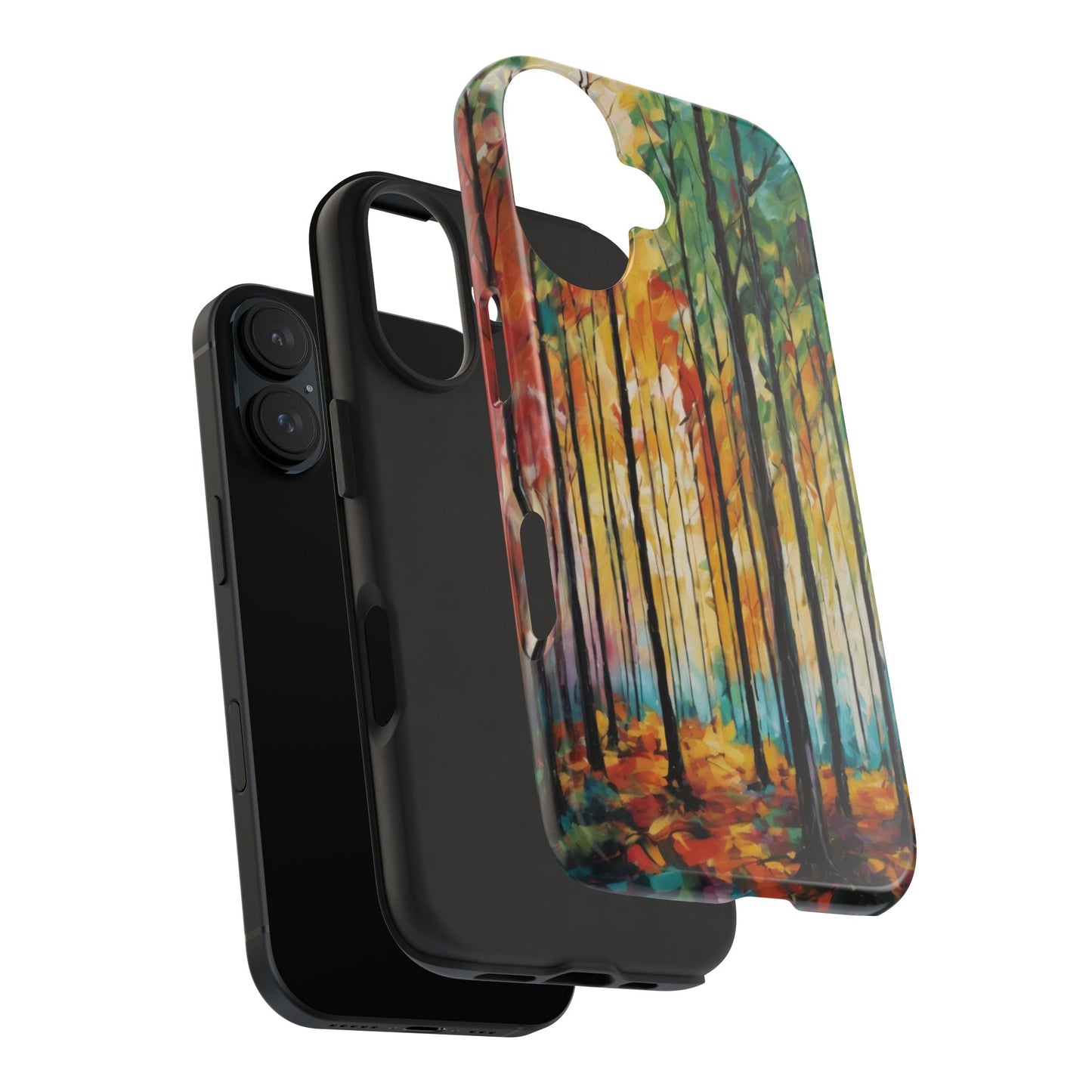 Autumn Forest Tough Phone Case - Colorful Nature Design - for iPhone