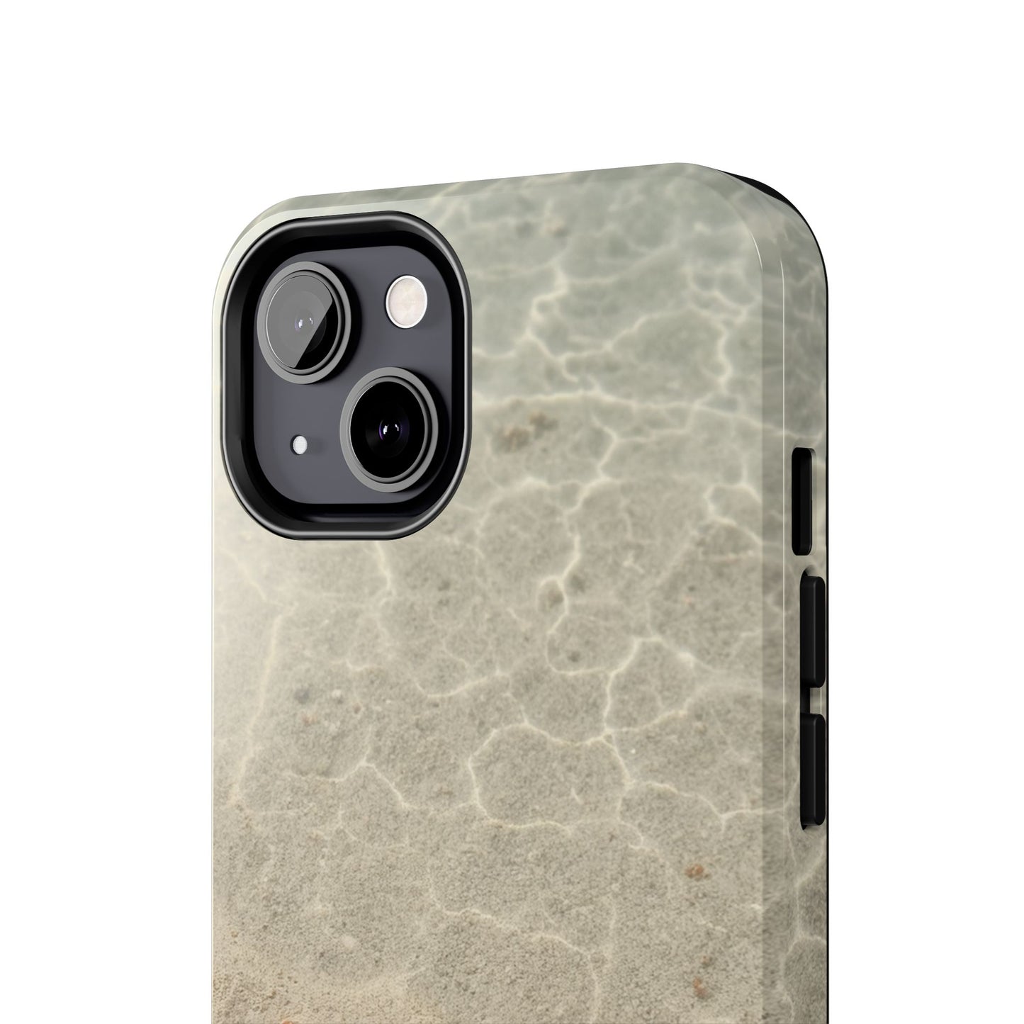 Beach-Inspired Tough Phone Case with Starfish and Seashell Design