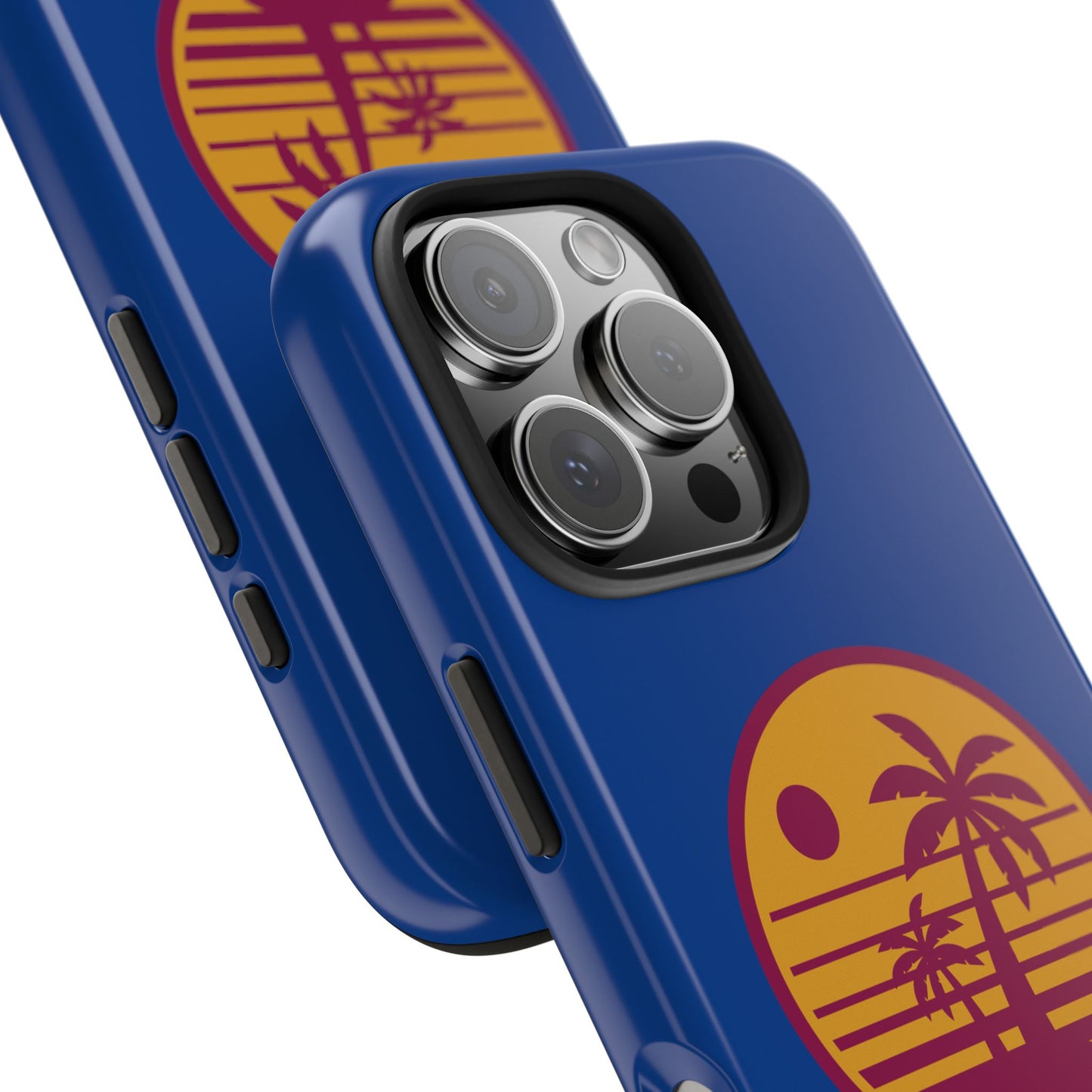 Retro Sunset Tough Phone Case - Vibrant Beach Vibes for Summer Adventures - for iPhone