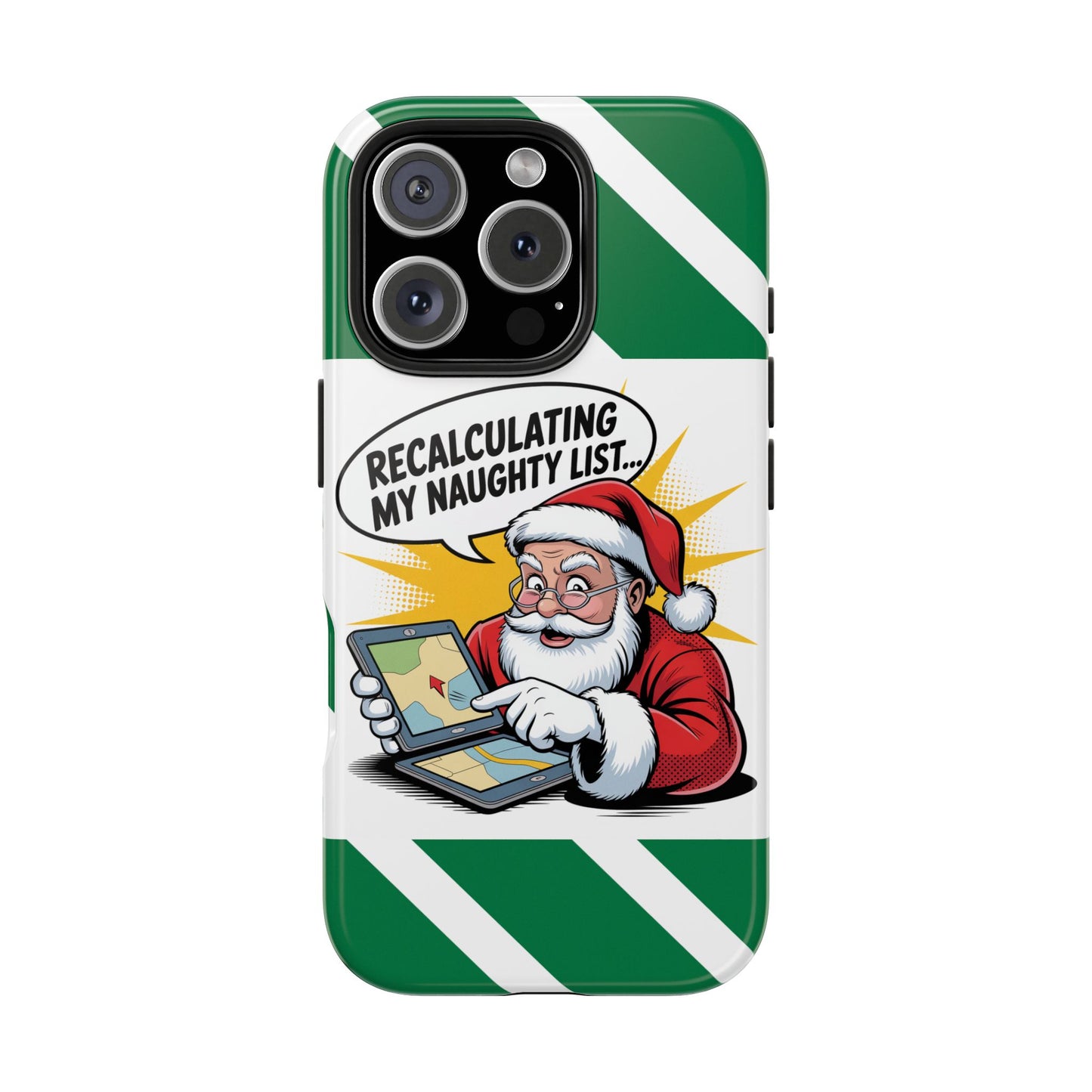 Santa Naughty List Phone Case - Tough & Fun Holiday Protection