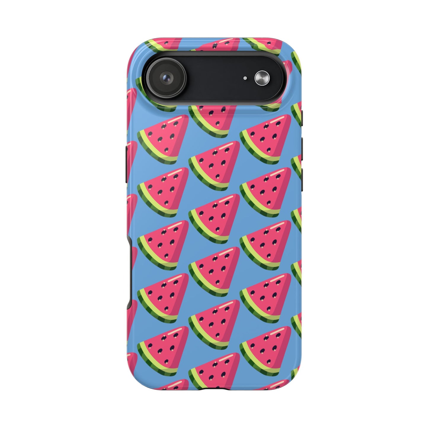 Watermelon Fun Tough Phone Case - Summer Vibes, Blue - for iPhone