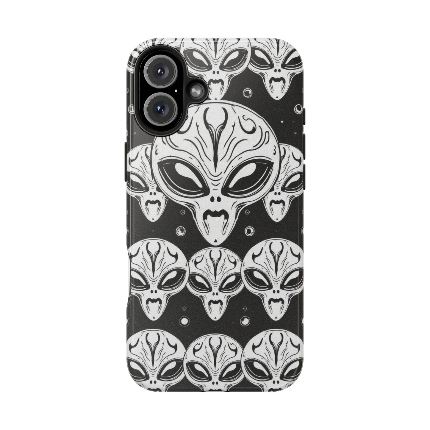 Alien Pattern Tough Phone Case - Durable Protection with Out-of-This-World Design