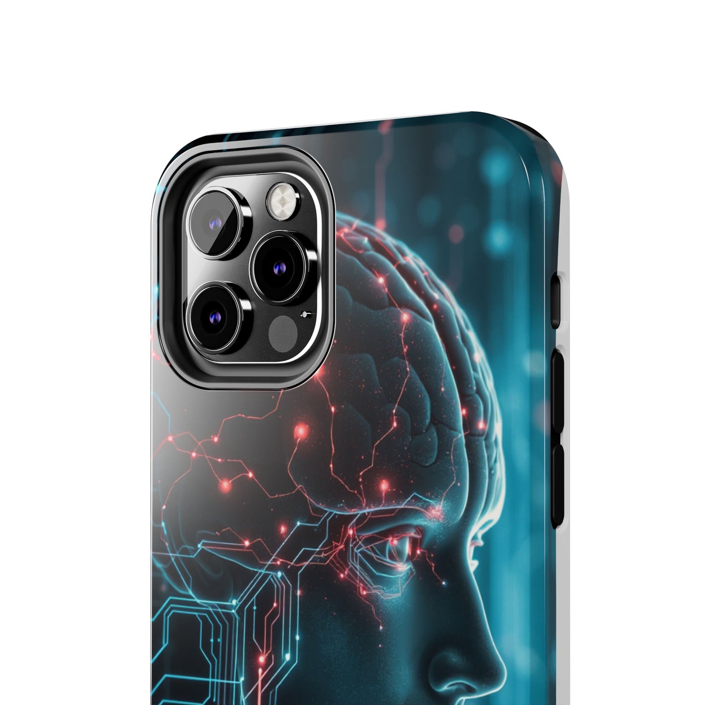 Futuristic Brain Design Tough Phone Case