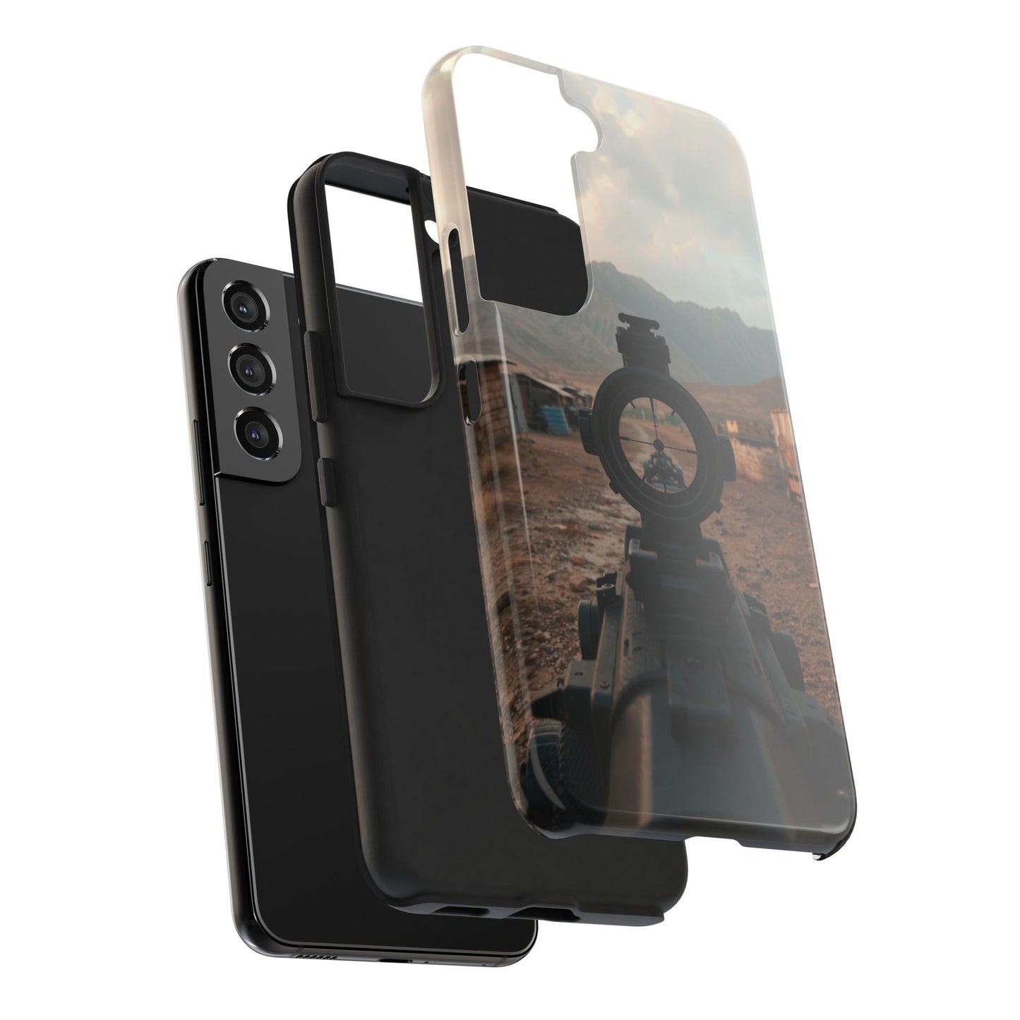 Tough Phone Case - Military Inspired Design with Sniper Scope