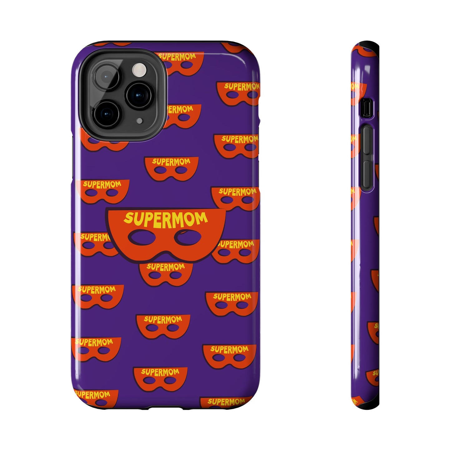 Supermom Tough Phone Case - Durable Protection with Fun Design - for iPhone