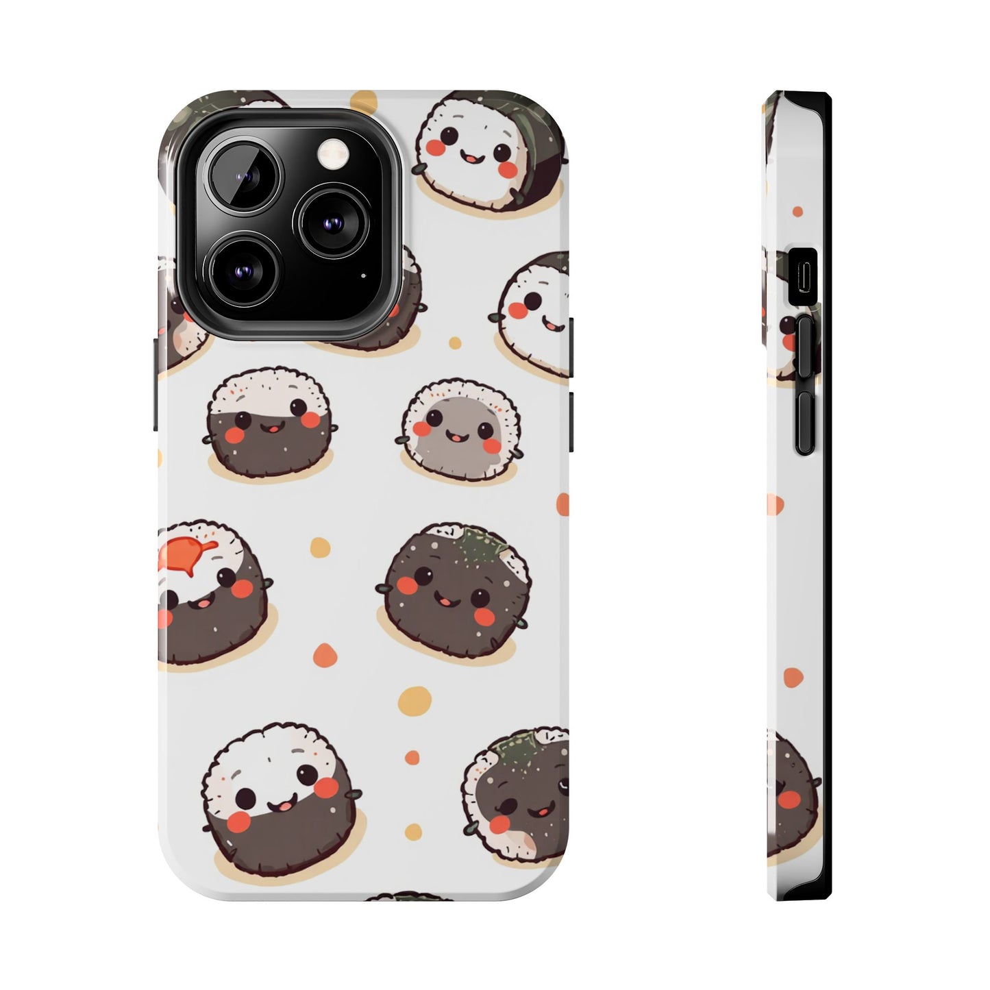 Cute Sushi Tough Phone Case - Kawaii Design for Food Lovers