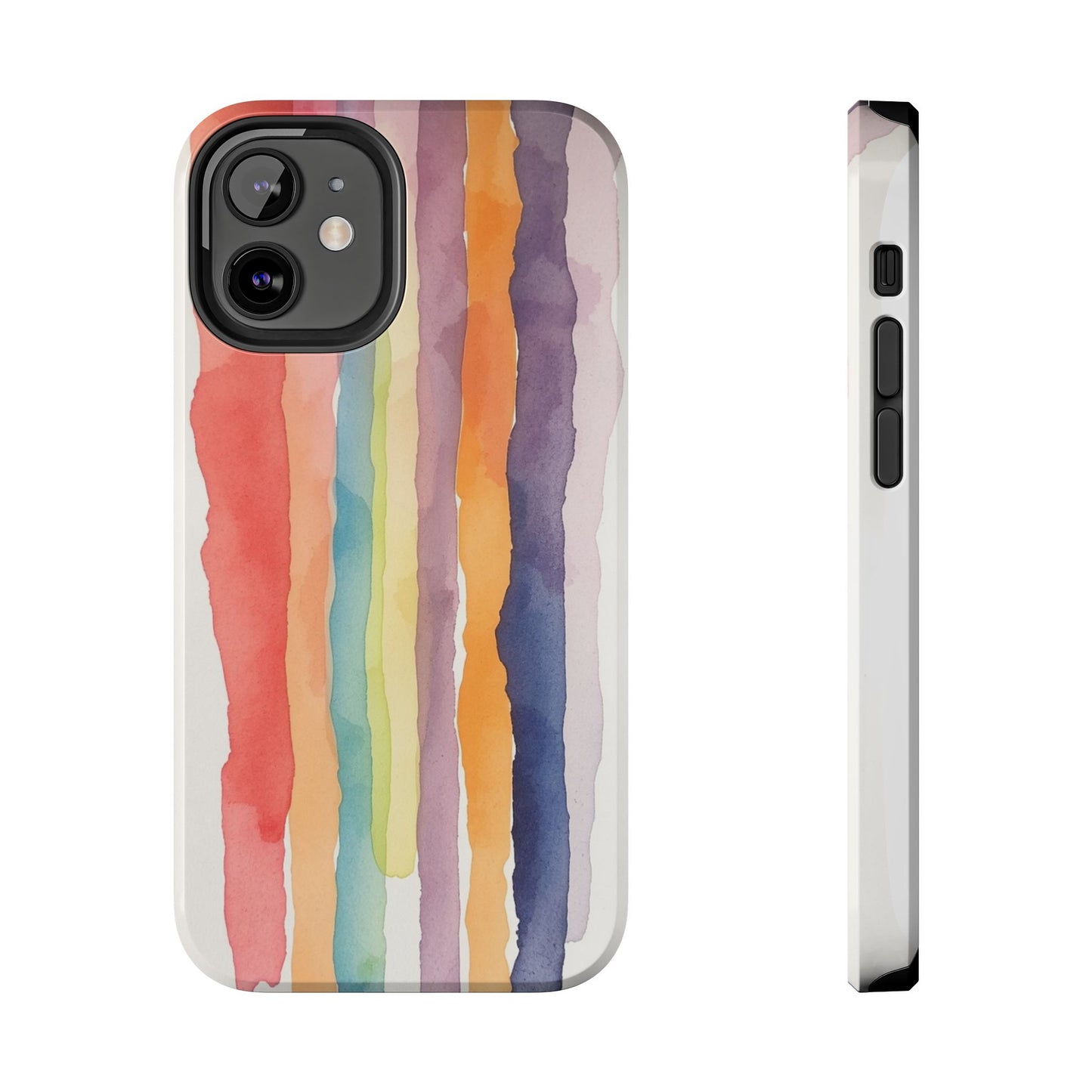 Colorful Watercolor Tough Phone Case - Stylish and Durable Cover for Creative Souls