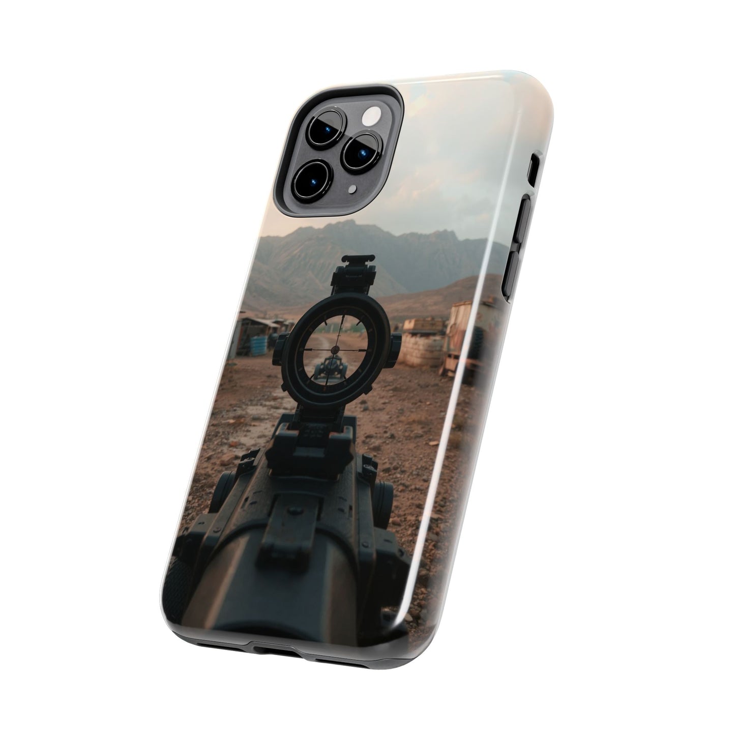 Tough Phone Case - Military Inspired Design with Sniper Scope
