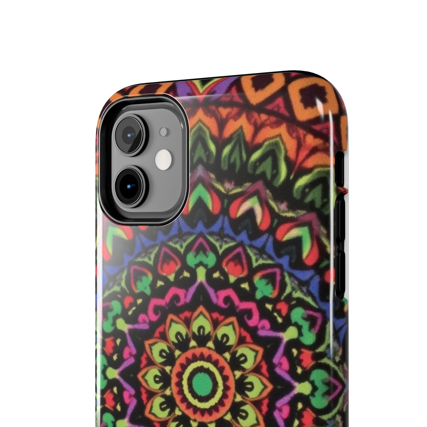 Colorful Mandala Tough Phone Case - Vibrant Designs for Trendy Protection - for iPhone